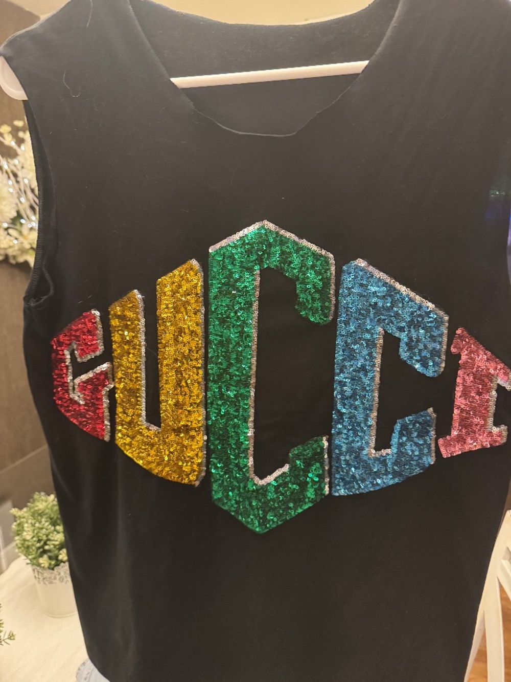 Sequins top